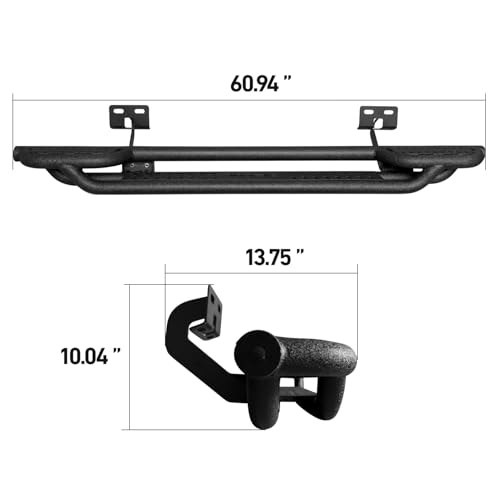 Estribos de acero para Ford F150 Regular Cab 2009-2014 miniatura 3