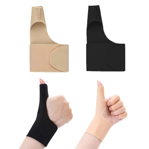 DIFLAX 2 Piezas Muñequera Pulgar Férula Dedo Pulgar Estabilizador Elástica Guantes De Compresión Pulgar Tendinitis Ortesis Ferula Rizartrosis Pulgar Artritis Apertura Del Pulgar Suave Para Túnel