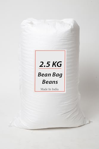 Image of DV Nest Beans || Bean Bag Filler 2.5 Kg Bean Bag Beans Refill Thermocol Balls Virgin EPS Beans, 2.5 KG Beans