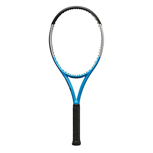 Wilson(ウイルソン) 硬式 テニスラケット [ フレームのみ ] ULTRA 100 V3.0 REVERSE ( ウルトラ 100 V3.0 リバース ) グリップサイズ1 ブルー/シルバー/ブラック WR033621U1