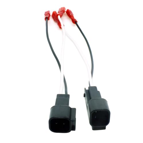 HOMSFOU 2 Piezas Arnés De Altavoz para Adaptadores De Audio Broche De Solapa Broche Led Adaptadores De De Cables Altavoces con De Cables Adaptadores De Suministros Automotrices