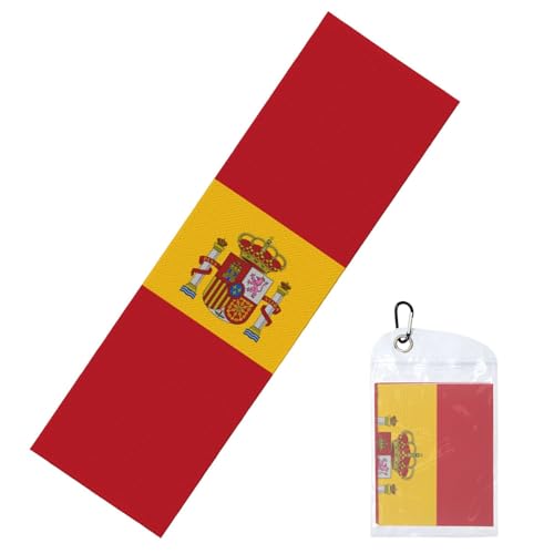 YSBYEIU Spain Flag Cooling Towel Soft Breathable 40