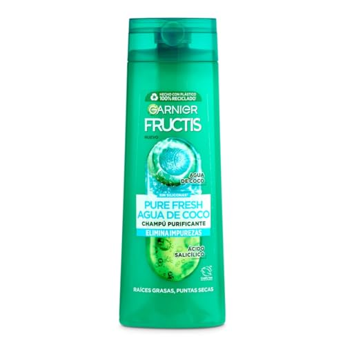 FRUCTIS champú pure fresh agua de coco bote 300 ml