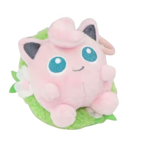 Pokemon | Pokemon Plush Keyring/Bag Charm Figure | 15+ Years | Laying Jigglypuff — image 1
