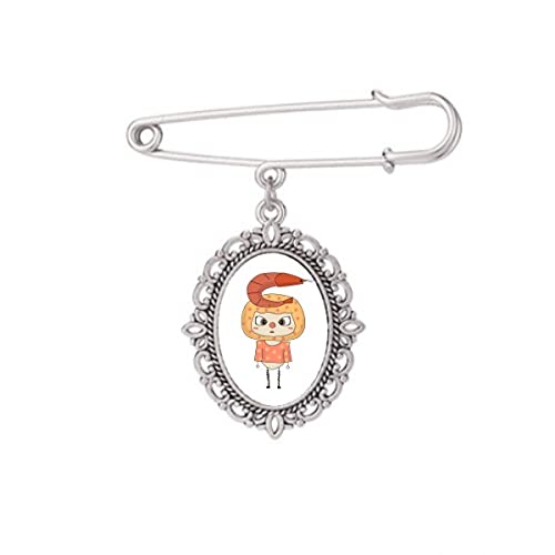 Broche de robe UU pour fermer un décolleté trop large ou fixer un châle