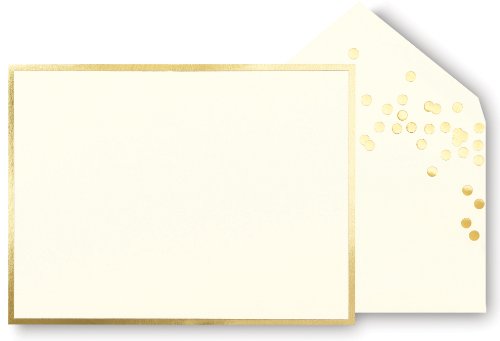 Kate Spade Cue The Confetti Notecard Set - Stationary Gift Paper 136932-KS
