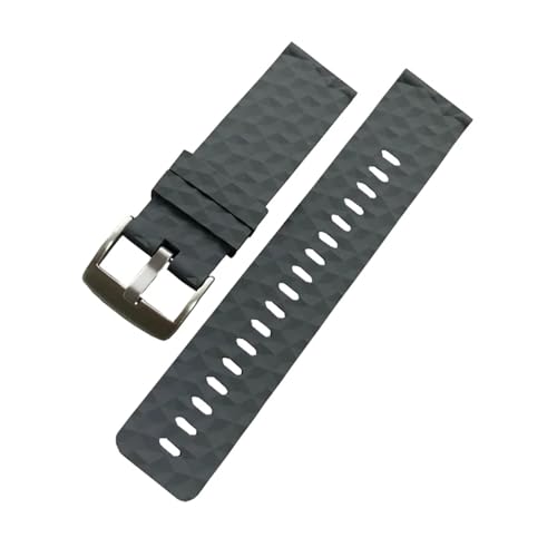 [��������] 24mm �V���R�����o�[�E�H�b�`�X�g���b�v�ASuunto 9 / Baro�E�H�b�`�o���h�ASuunto 7�E�H�b�`�o���h�ASpartan�E�H�b�`�o���h�ATraverse�X�g���b�v�ɑΉ�(Gray sliver clasp)