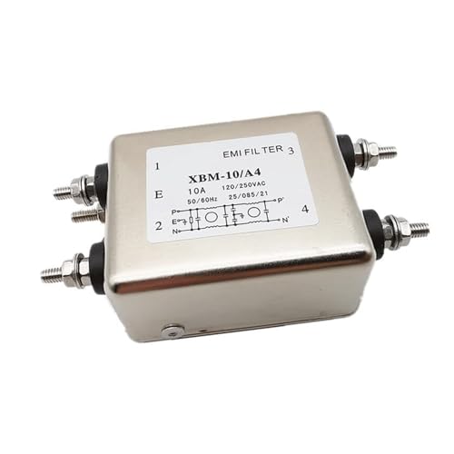 Filtre de puissance à deux étages XBM-20/A4 220V 20A pour réseau électrique