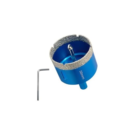Teronbeta Diamant Lochsäge 50mm mit Zentrierbohrer, Professionellen Hartgelötet Diamant Kernlochbohrer für Fliesen, Porzellan, Keramik, Glas, Quarzit, Marmor