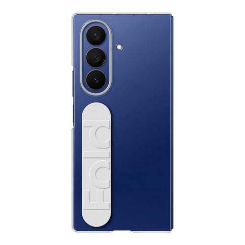 Image of Samsung Galaxy Z Fold7 Clear Grip Phone Case, Anti-Scratch, Stylish, Easy to Hold, Anti-Reflecting Film, Comfortable, Sleek, US Version, Transparent