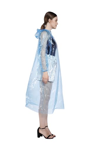 6 Stück Regenmantel, klappbarer Einweg-Regenmantel. Nettogewicht 270g, wiederverwendbares Gewicht von bis zu 45 Gramm