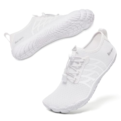 Image of Racqua Water Shoes Quick-Dry Swim Shoes Breathable Lightweight Beach Shoes Pool Barefoot Aqua for Women Men