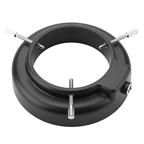 Oumefar Anillo de luz LED 56LED Cuentas de microscopio Luz LED Lámpara de Anillo LED Cámara Microscopios de luz LED Fuente de luz para microscopios(European regulations)
