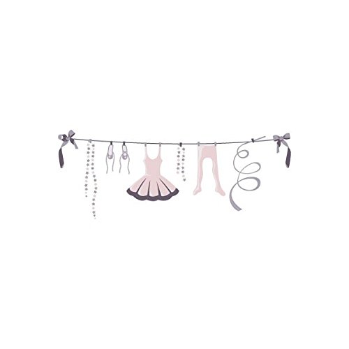 Stickers danse fille pour relooker facilement un mur de chambre d'enfant