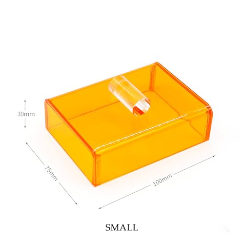 Image of Dental Curing Light Protector Box Orange Ultraviolet Shield Cover Box with 2 Size (Small)