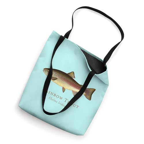 Bolso Tote con Ilustración Vintage de Trucha Arcoíris miniatura 2