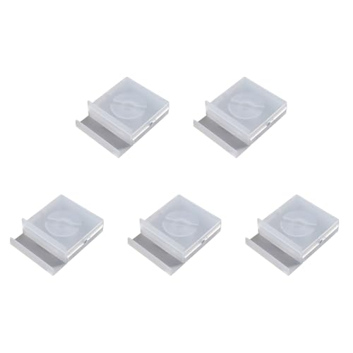 5Pcs Retractable Cable Management Box for Neat Organization Rotating Charging Cords Organizers Case Winder Phone Holder