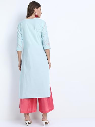 Image of Vishudh Women's Kurta | Comfortable Ethnic Wear for Daily Use | Lightweight & Breathable Indian Top