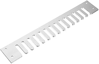 CALIDAKA 12'' Pitch Dovetail Template,Wood Dovetail Tenoner,Dovetail Router Template,Alloy Fixed Through Dovetail Template Tenoner for 12-1/2-Inch Dovetail Tone Jig