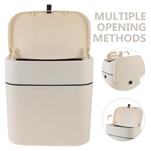 Caneca de basura colgante para puerta de cocina con tapa miniatura 7