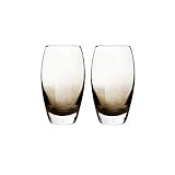Denby HLO-802/2 Halo/Praline Glassware Tumbler, Large, 2-Pack
