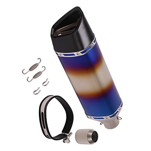 Tuyau d'échappement 51mm style GP en carbone pour vos balades moto et trajets du quotidien