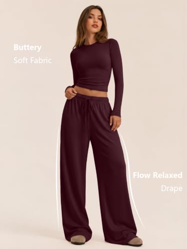 Image of Trendy Queen Women's 2 Piece 2026 Fall Fashion Lounge Set with Pockets