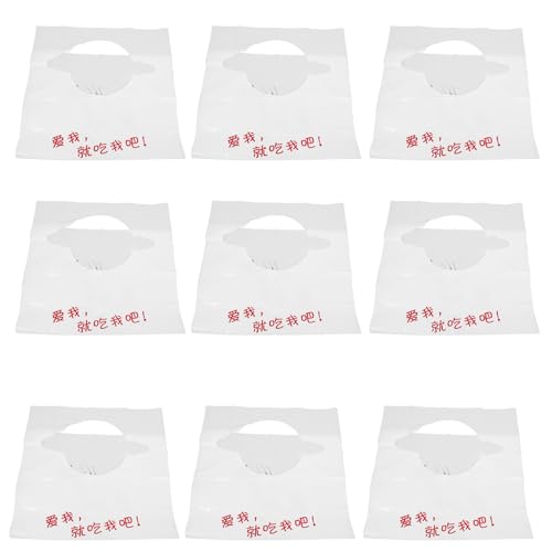 MAGICLULU 100 Piezas Delantal de langosta adulto para Absorbente alimentación Unisexo encima estruendo anciano prácticos baberos de mariscos baberos desechables babero