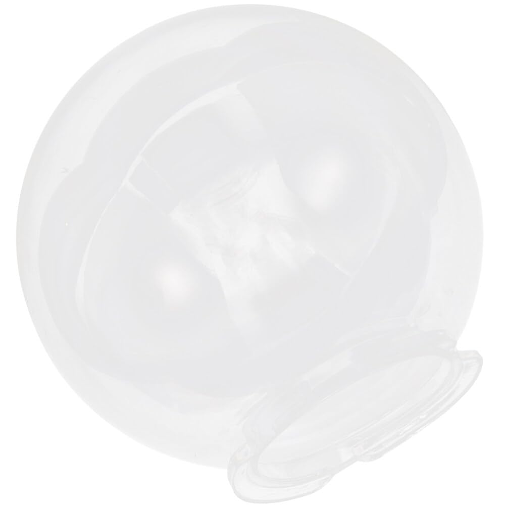 DOITOOL Ball Shaped Lamp Shade Craftsmanship Plastic Light Cover for Outdoor Pole Light Home Decor Lamp