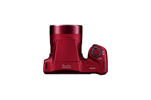 Canon Powershot SX400 Digitalkamera mit intelligentem Bildstabilisator Rot – Bild 6