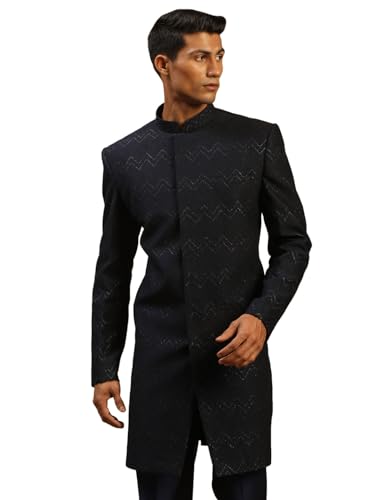 VASTRAMAY Men Pure Cotton Regular Fit Sherwani Only Top | Importe...
