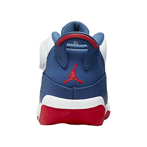 Jordan Baby Boy's 6 Rings (Infant/Toddler) White/True Blue/University Red 8 Toddler M4