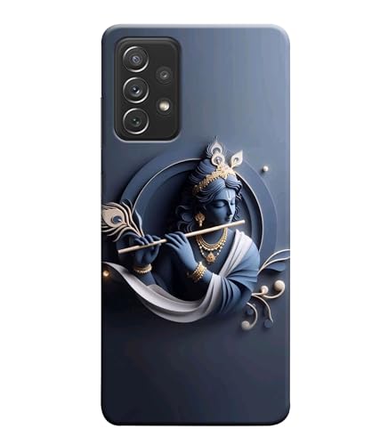 Image of Lord Krishna 3D Effect Printed Hard Back Case Cover Compatible for Samsung Galaxy A20 / Samsung A30 / Samsung M10S (Multicolor) - D1661