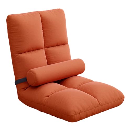 Enigmaire Silla Tatami Bambú con Respaldo,SillóN SalóN JaponéS Tatamis,Silla De Dormitorio Japonesa,Fuerte Y Duradero,Adecuado para Yoga,Hogar,Oficina,MeditacióN,Lectura,Siesta