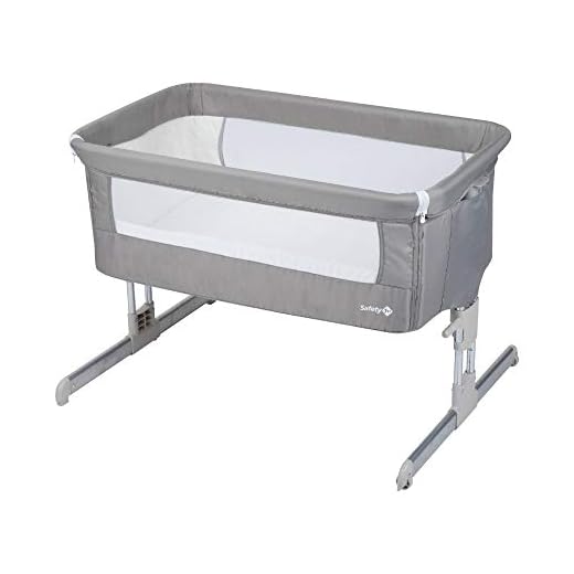 Safety 1st Calidoo, Co-Sleeper, Height Adjustable, 0-9 kg, Warm Grey