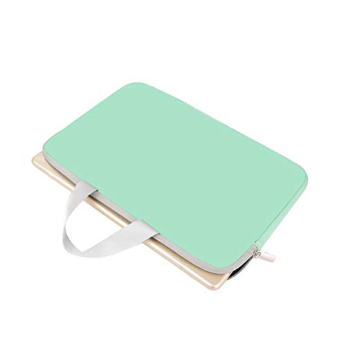 HESTECH Chromebook Case, 11.6-12.3 inch Neoprene Laptop Sleeve Case Bag Handle Compatible with Acer Chromebook r11/HP Stream/Samsung/ASUS C202 L210/Microsoft Surface Pro 7/3/4/5/6,Mint Green