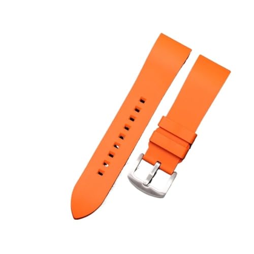 Bracelet de montre en caoutchouc fluoré 20mm haut de gamme pour montres Seiko et Tissot