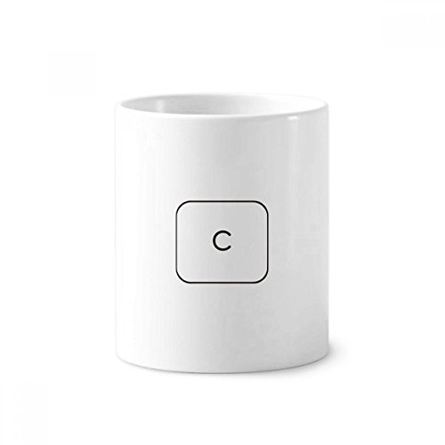 Porte-stylo Clavier Symbole C céramique pour résoudre le désordre de votre bureau