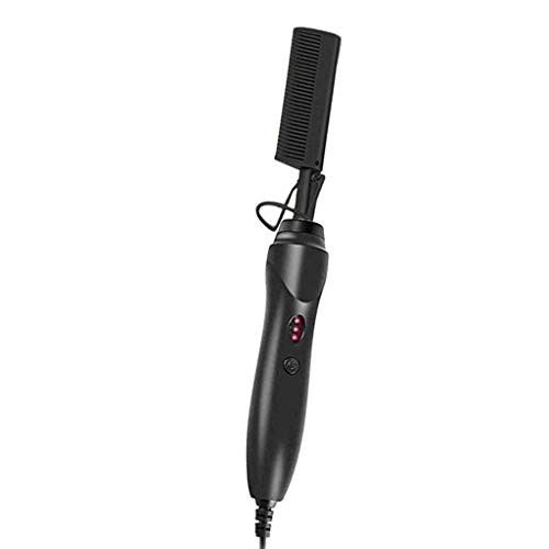 harayaa Hot Comb Electric Hair Straightener Multifunctional Brush for Wet and Dry Hair Heated Comb-US Plug