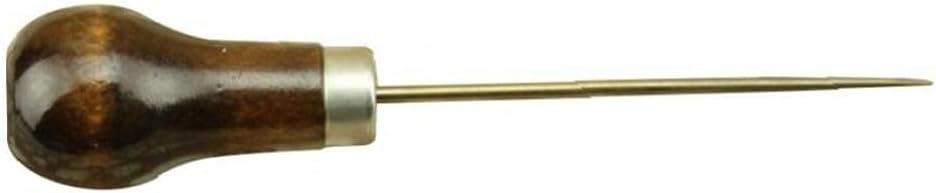 Ayrsjcl 1pc Leather Awl Wood Handle Stitching Tools Professional Punch Hole Awl Tailor Sewing Accessories