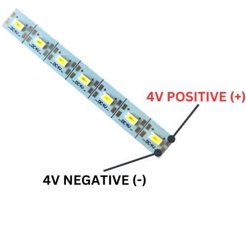 Image of 4v 70LED Strip Panel Light Bulb Aluminium Panel Light Bulbs White Color