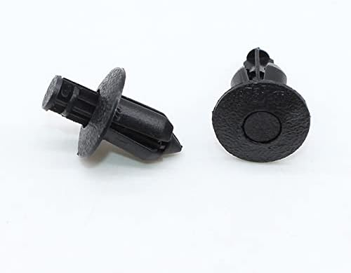ONINE 100Pcs 6mm Bumper Retainer Clips Car Plastic Rivets Fasteners Push Retainers for Car Panel Fender Bumper