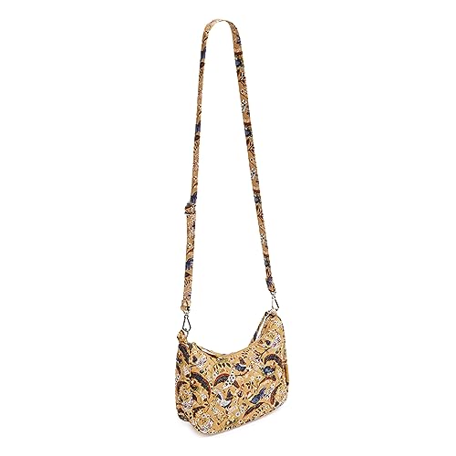 Image of Vera Bradley Women's Cotton Frannie Crescent Crossbody Purse