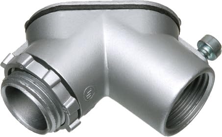 Arlington 9100 Die Cast Zinc 90 Degree Pulling Elbow with Cover and Gasket 1/2 Inch