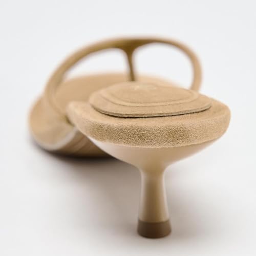 Kitten Heel Thong Sandals for Women Slip-on Low Heeled Sandal Fashion Summer Flip Flops Heels4