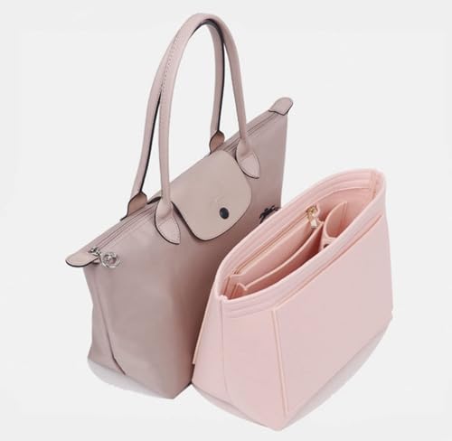 Lckaey Purse Organizer for purse organizer insert for le pliage Y012-pink-M3