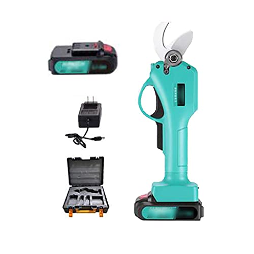 FMHCTB Podadora eléctrica Profesional Tijeras de podar eléctricas Hoja de Acero al Carbono de aleación de Alta Resistencia Diámetro máximo de Corte Utoonly Pesa 0,7 kg Sin Mango Deslizante ()