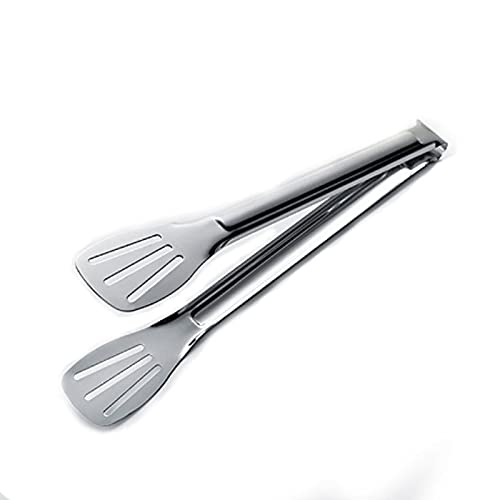 Pinzas de Cocina Pinzas de Acero Inoxidable, Antideslizantes, para Servir Buffet, repostería, Asas cómodas, Longitud: 24 cm