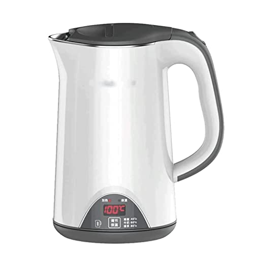 Hervidor eléctrico de acero inoxidable 1.7L doble pared miniatura 1
