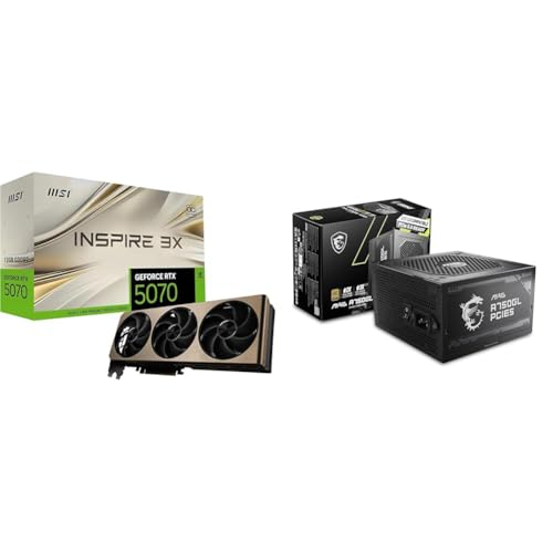yOtBbN{[hdZbgz MSI GeForce RTX 5070 12G INSPIRE 3X OC OtBbN{[h VD9069 + MAG A750GL PCIE5 ATX3.0/PCIe5.0Ή PCdjbg 750W PS1